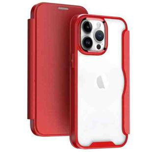 For iPhone 11 RFID Blocking Adsorption Flip Leather Phone Case(Red)