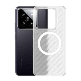 For Xiaomi 14 Pro MagSafe Frosted PP Shockproof Phone Case(White)
