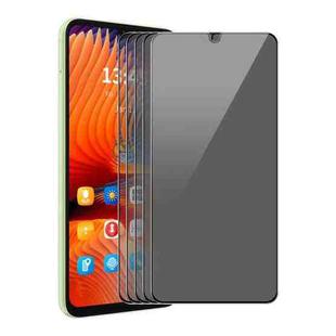For Samsung Galaxy A07 4G 5pcs ENKAY Hat-Prince 28 Degree Anti-peeping Privacy Tempered Glass Film