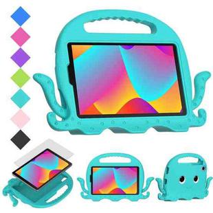 For TCL Tab 8 LE / WiFi 2023 Octopus Style EVA Hybrid PC Shockproof Tablet Case with Strap(Glacial Green)