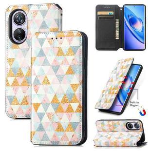 For Blackview A200 Pro CaseNeo Colorful Magnetic Leather Phone Case(Rhombus)