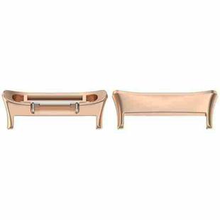 For Honor Watch 4 TMA-L19 1 Pair Metal Watch Band Connector(Rose Gold)