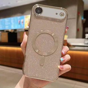 For iPhone Air Glitter Electroplating MagSafe TPU Phone Case(Gold)