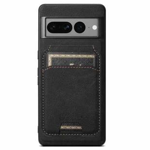 For Google Pixel 10 Pro Suteni H16 Litchi Texture Leather Detachable Wallet Back Phone Case(Black)