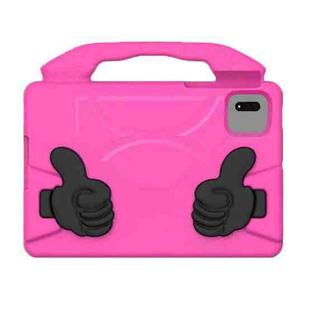 For Redmi Pad 2/ SE 11 2025 Thumb Bracket EVA Shockproof Tablet Case(Rose Red)