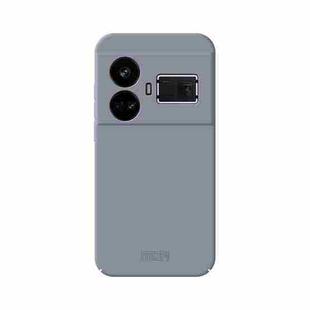 For Realme GT5 MOFI Qin Series Skin Feel All-inclusive PC Phone Case(Gray)