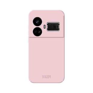 For Realme GT5 MOFI Qin Series Skin Feel All-inclusive PC Phone Case(Pink)