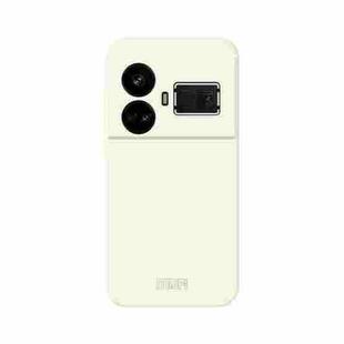For Realme GT5 MOFI Qin Series Skin Feel All-inclusive PC Phone Case(Beige)