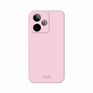 For Realme GT 7 Global MOFI Qin Series Skin Feel All-inclusive PC Phone Case(Pink)