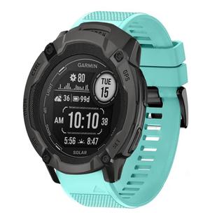 For Garmin Instinct 2X Solar Quick Release 26mm Silicone Watch Band(Mint Green)