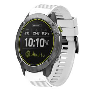 For Garmin Enduro Quick Release 26mm Silicone Watch Band(White)