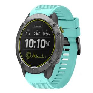 For Garmin Enduro Quick Release 26mm Silicone Watch Band(Mint Green)