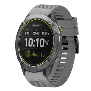 For Garmin Enduro Quick Release 26mm Silicone Watch Band(Grey)