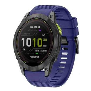 For Garmin Enduro 3 Quick Release 26mm Silicone Watch Band(Midnight Blue)