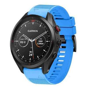 For Garmin Approach S62 Quick Release 22mm Silicone Watch Band(Sky Blue)