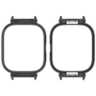 For Redmi Watch 4 Metal Frame Watch Protective Case(Black)