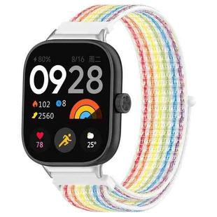 For Xiaomi Mi Band 8 Pro Nylon Loop Metal Connector Watch Band(Colorful)