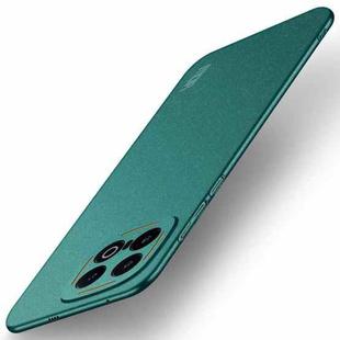 For vivo iQOO 13 MOFI Fandun Series Frosted PC Ultra-thin All-inclusive Phone Case(Green)