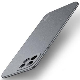 For vivo iQOO Z10 Turbo MOFI Fandun Series Frosted PC Ultra-thin All-inclusive Phone Case(Gray)