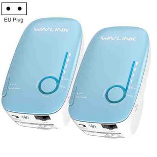 WAVLINK WN576K2 AC1200 Household WiFi Router Network Extender Dual Band Wireless Repeater, Plug:EU Plug (Blue)