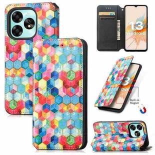 For UMIDIGI A15 CaseNeo Colorful Magnetic Leather Phone Case(Magic Space)