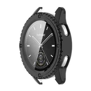 For Xiaomi Watch S3 ENKAY Hat-Prince Full Coverage PC + Tempered Glass Film Integrated Watch Case(Black)