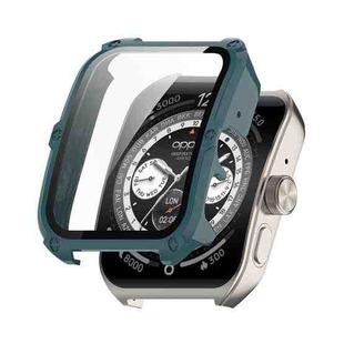 For OPPO Watch 4 Pro ENKAY Hat-Prince Full Coverage PC + Tempered Glass Film Integrated Watch Case(Dark Green)