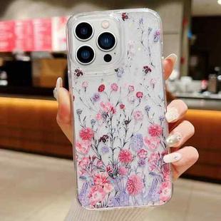 For iPhone 13 Pro Max Spring Garden Epoxy TPU Phone Case(F02 Spring Garden)