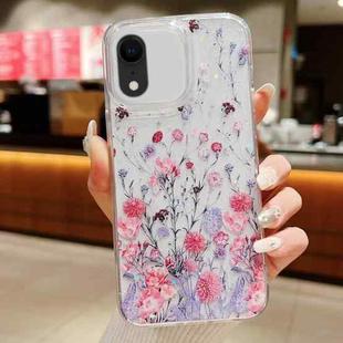 For iPhone XR Spring Garden Epoxy TPU Phone Case(F02 Spring Garden)