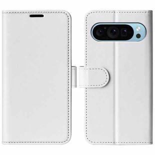 For Google Pixel 9 / 9 Pro R64 Texture Horizontal Flip Leather Phone Case(White)