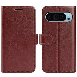 For Google Pixel 9 / 9 Pro R64 Texture Horizontal Flip Leather Phone Case(Brown)