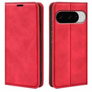 For Google Pixel 10 / 10 Pro Retro-skin Magnetic Suction Leather Phone Case(Red)