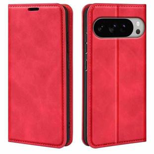 For Google Pixel 10 Pro XL Retro-skin Magnetic Suction Leather Phone Case(Red)
