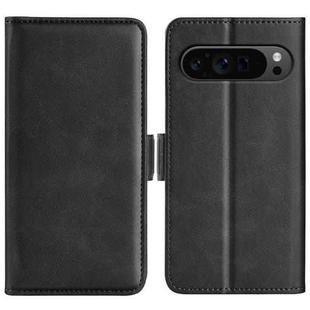For Google Pixel 9 Pro XL Dual-side Magnetic Buckle Horizontal Flip Leather Phone Case(Black)