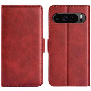 For Google Pixel 9 Pro XL Dual-side Magnetic Buckle Horizontal Flip Leather Phone Case(Red)