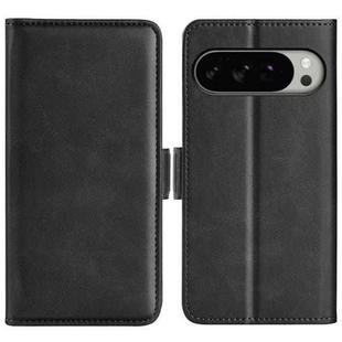 For Google Pixel 10 Pro XL Dual-side Magnetic Buckle Horizontal Flip Leather Phone Case(Black)