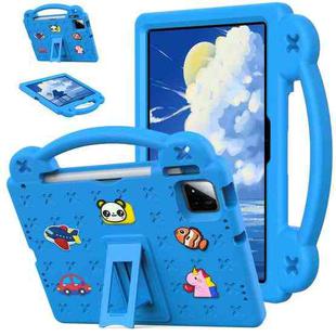 For Xiaomi Pad 7 / 7 Pro 2024 Handle Kickstand Children EVA Shockproof Tablet Case(Sky Blue)