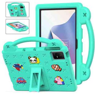 For TCL Nxt Pader 11 2023 Handle Kickstand Children EVA Shockproof Tablet Case(Mint Green)