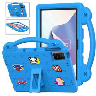 For TCL Nxt Pader 11 2023 Handle Kickstand Children EVA Shockproof Tablet Case(Sky Blue)