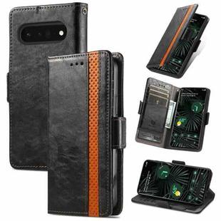 For Google Pixel 6 CaseNeo Splicing Dual Magnetic Buckle Leather Phone Case(Black)