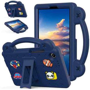 For Lenovo Tab One 8.7 2025 / K9 Handle Kickstand Children EVA Shockproof Tablet Case(Navy Blue)