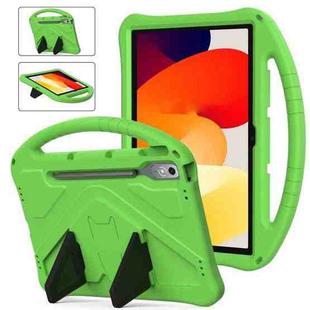 For Lenovo Tab P12  EVA Shockproof Tablet Case with Holder(Green)