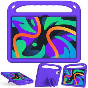 For Amazon Fire Max 11 2023 Handle EVA Shockproof Tablet Case with Holder(Purple)
