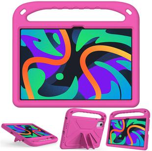 For Amazon Fire Max 11 2023 Handle EVA Shockproof Tablet Case with Holder(Rose Red)