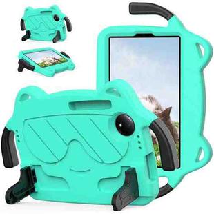 For TCL Tab 8 Gen2 2024 Ice Baby EVA Shockproof Hard PC Tablet Case(Mint Green+Black)