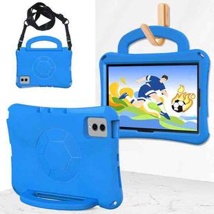 For Samsung Galaxy Tab S9 FE 11 X510 2023 Handle Football Shaped EVA Shockproof Tablet Case(Blue)