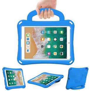 For iPad 9.7 2017/2018 / Air 2 / Air Handle Football Shaped EVA Shockproof Tablet Case(Blue)