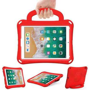 For iPad 9.7 2017/2018 / Air 2 / Air Handle Football Shaped EVA Shockproof Tablet Case(Red)