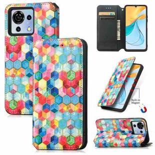 For ZTE Blade V50 Vita CaseNeo Colorful Magnetic Leather Phone Case(Magic Space)