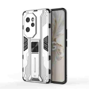 For Honor 100 Pro Supersonic Armor PC Hybrid TPU Phone Case(Silver)